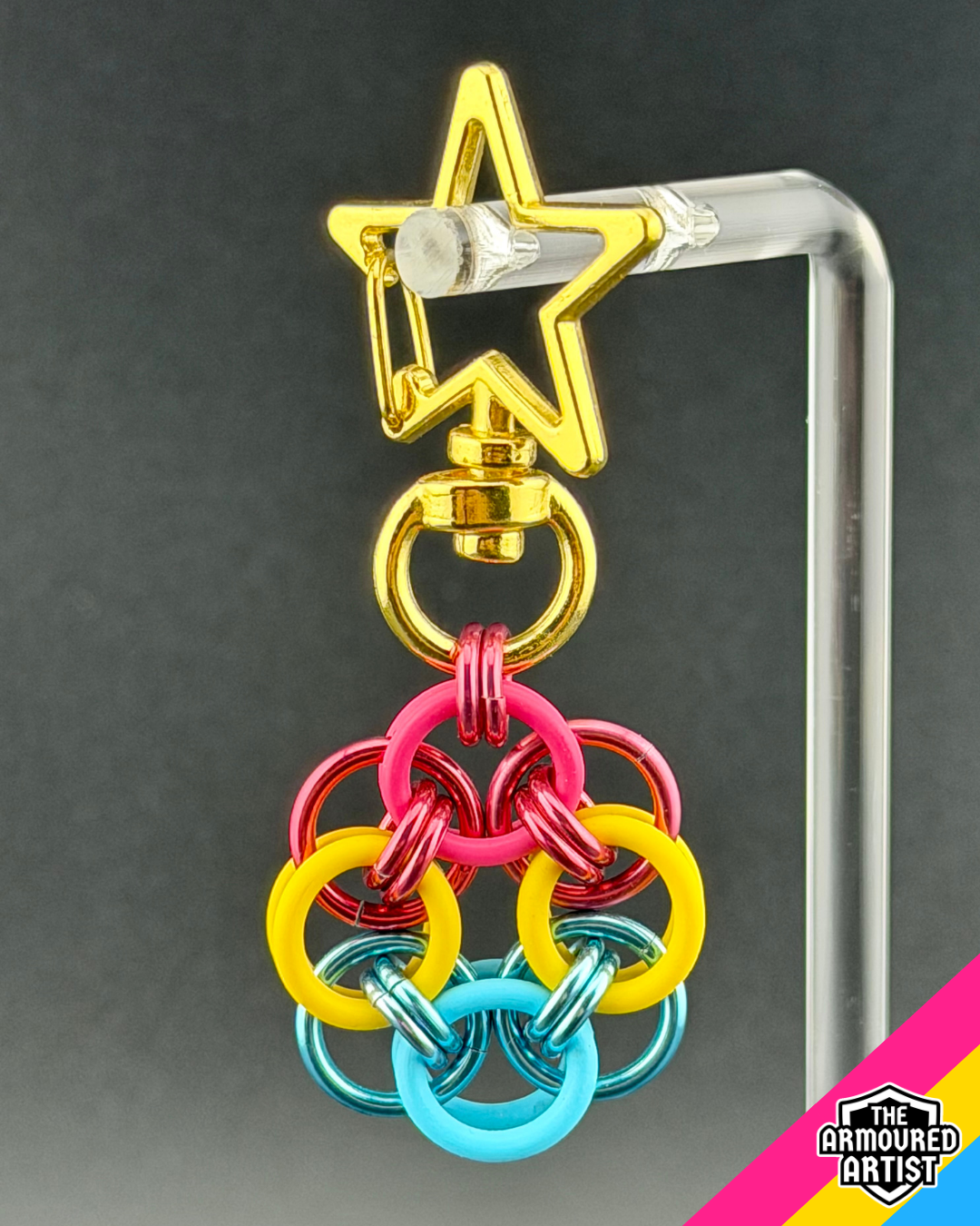 Pansexual Flexible Helmchain Keychains