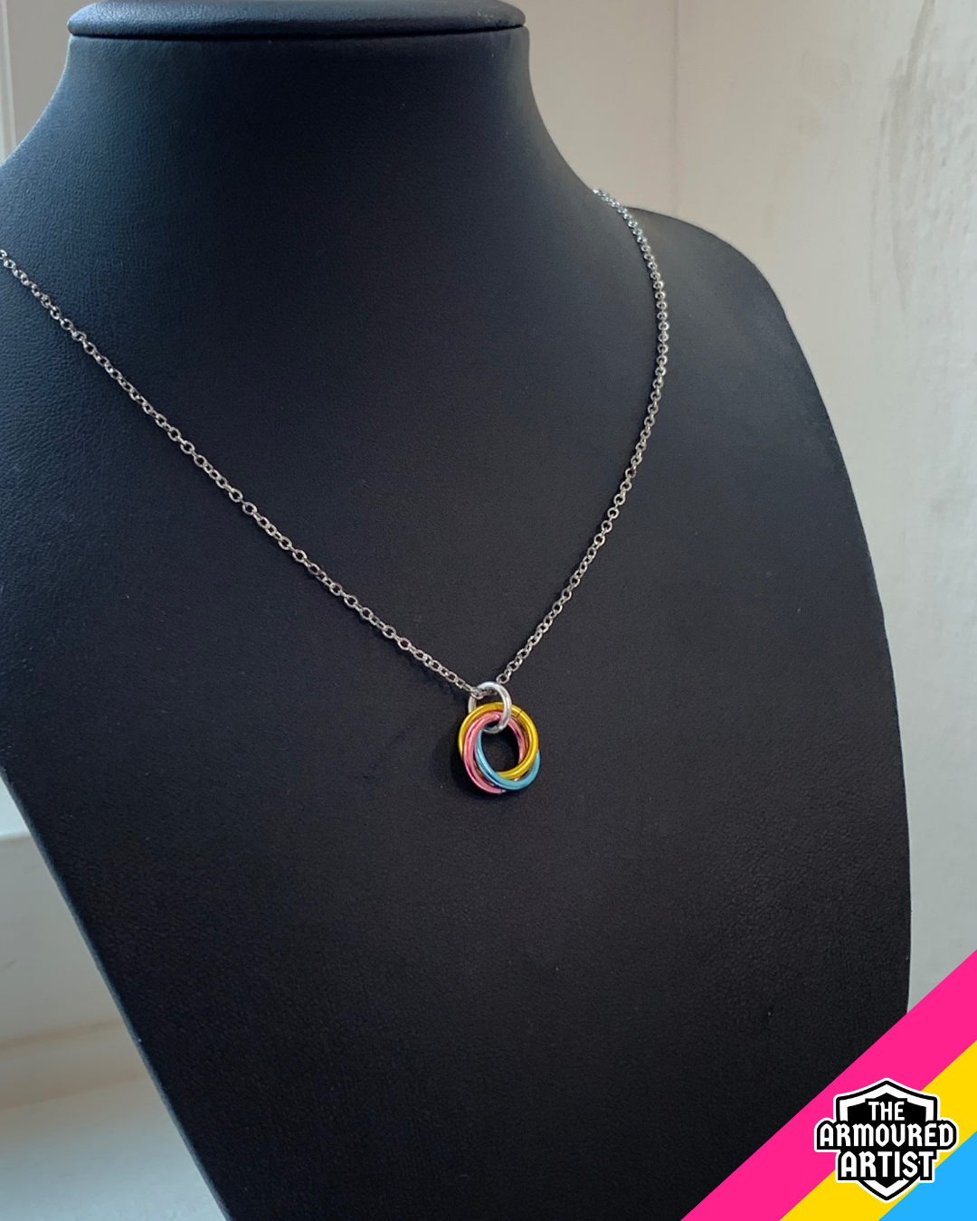 Pansexual Spiral Chainmail Necklaces