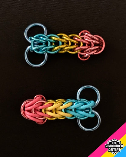 Pansexual Pocket Rocket Keychains/Necklaces