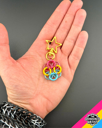 Pansexual Flexible Helmchain Keychains
