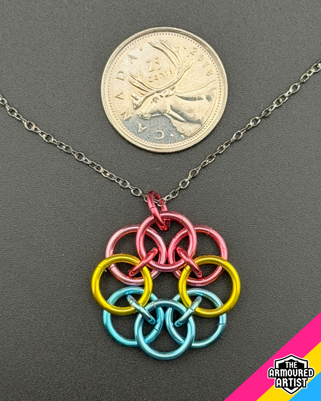 Pansexual Helmchain Necklaces
