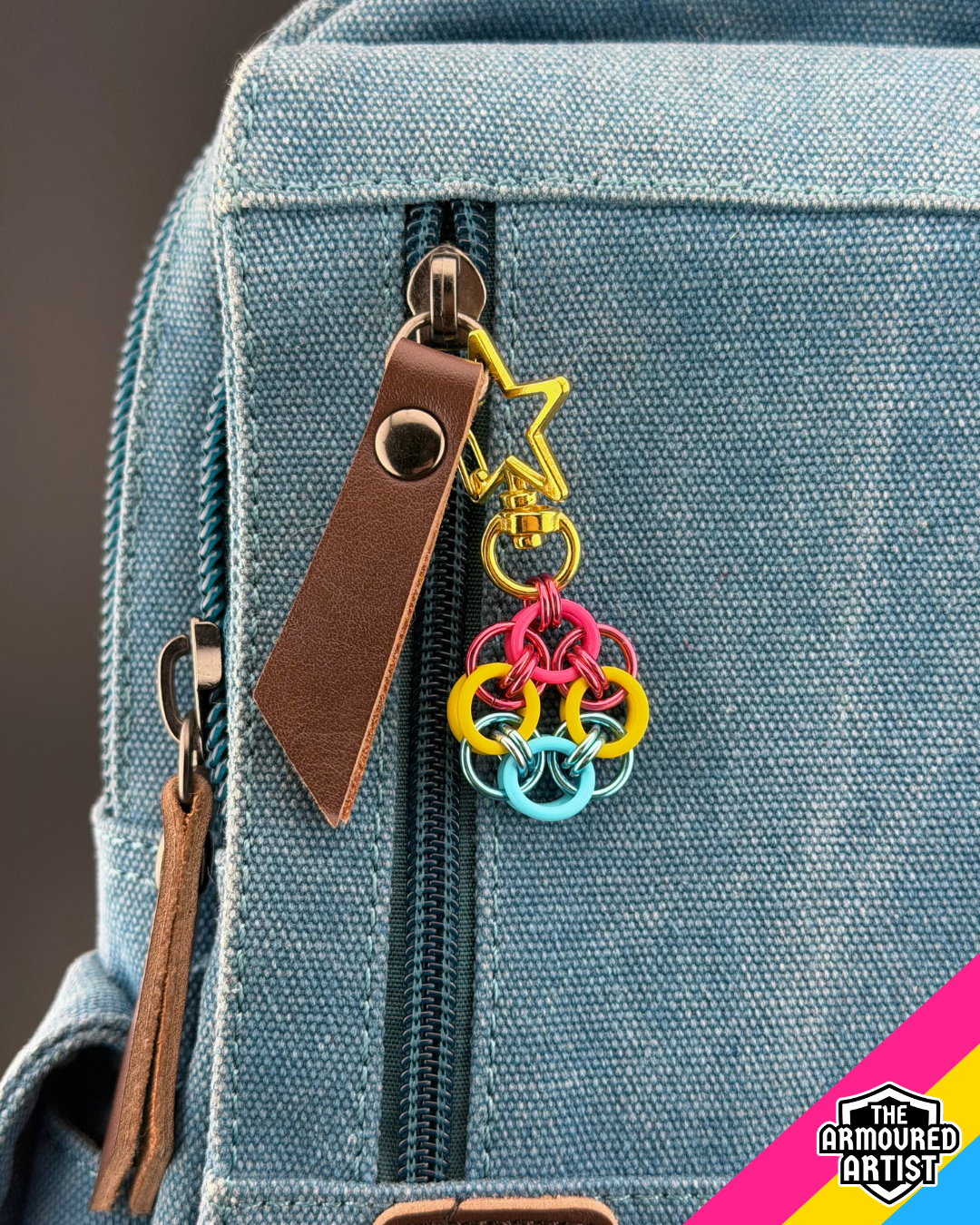Pansexual Flexible Helmchain Keychains