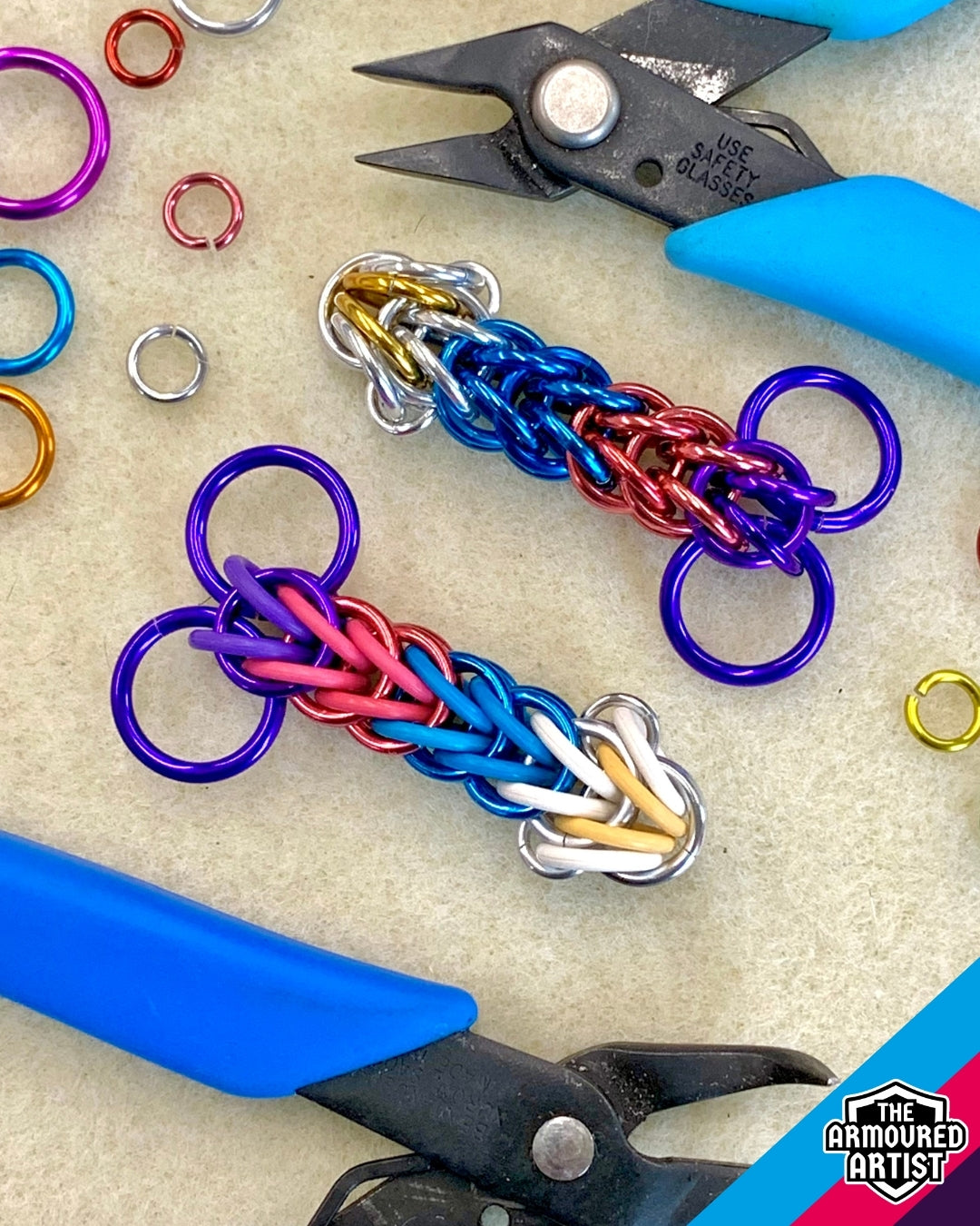 Polymory (New Flag) Pocket Rocket Keychains/Necklaces