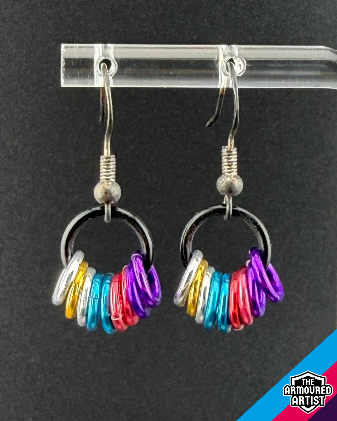 Polyamory (New Flag) Small Ringlette Earrings