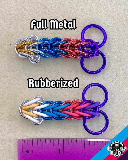 Polymory (New Flag) Pocket Rocket Keychains/Necklaces