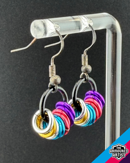 Polyamory (New Flag) Small Ringlette Earrings