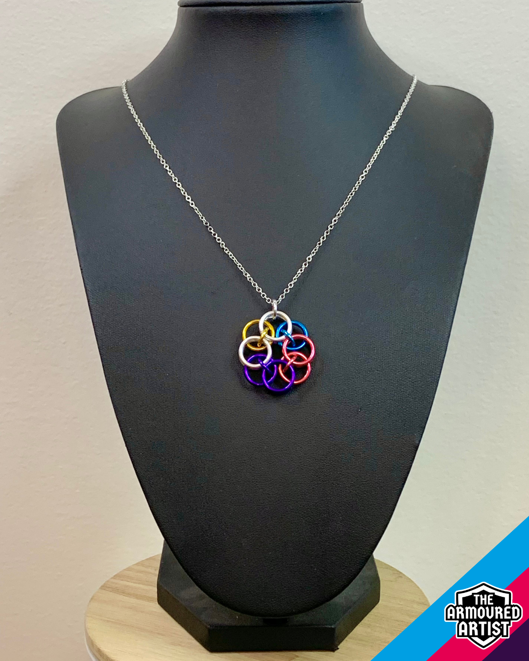 Polyamory (New Flag) Helmchain Necklaces