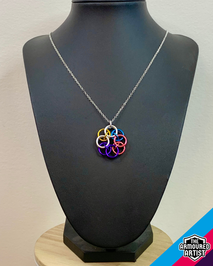 Polyamory (New Flag) Helmchain Necklaces