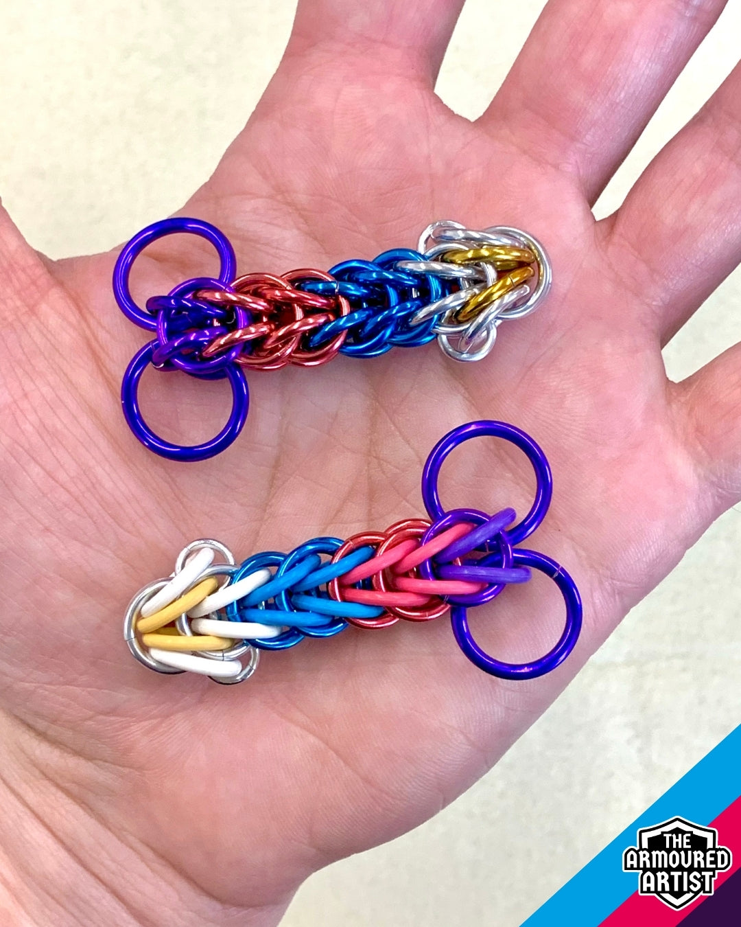 Polymory (New Flag) Pocket Rocket Keychains/Necklaces