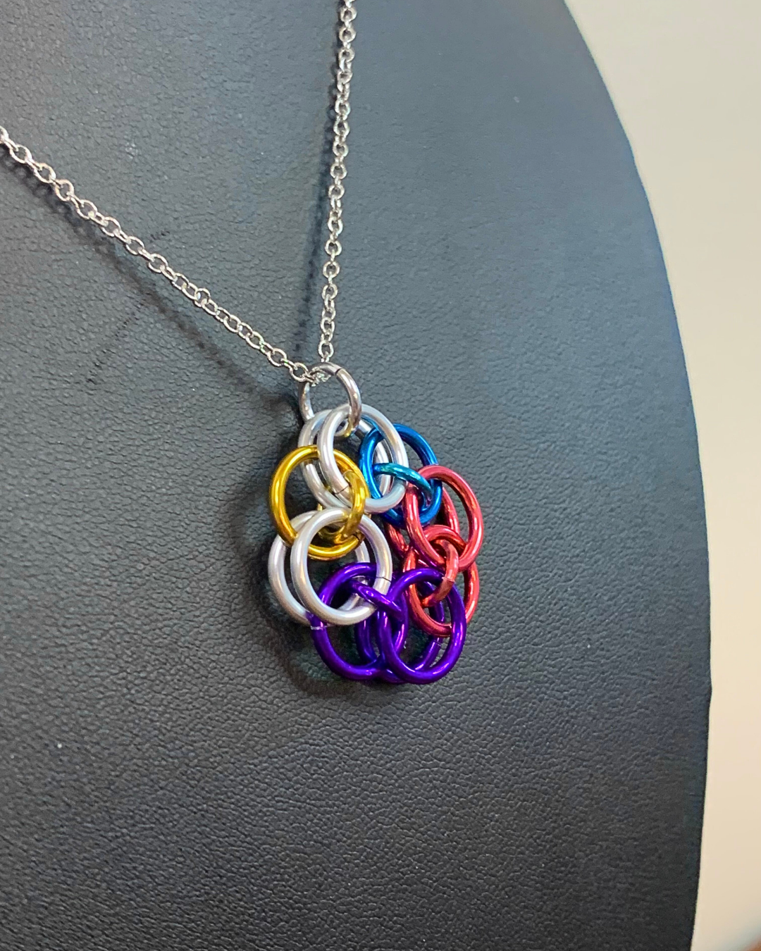 Polyamory (New Flag) Helmchain Necklaces