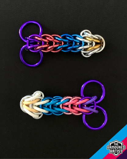 Polymory (New Flag) Pocket Rocket Keychains/Necklaces