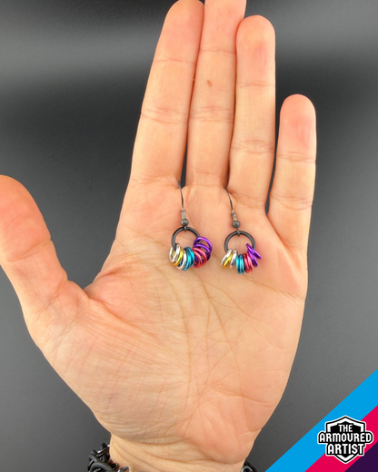 Polyamory (New Flag) Small Ringlette Earrings