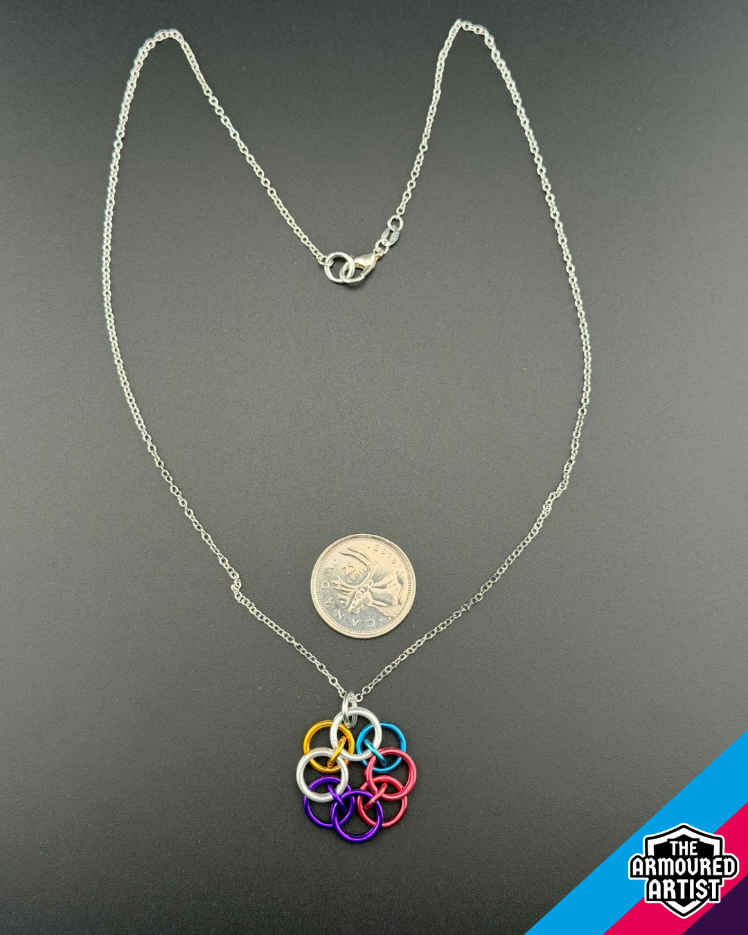 Polyamory (New Flag) Helmchain Necklaces