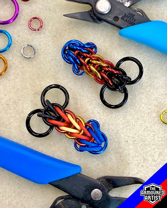 Polymory (Pi Flag) Pocket Rocket Keychains/Necklaces