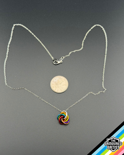 Queer Spiral Chainmail Necklaces