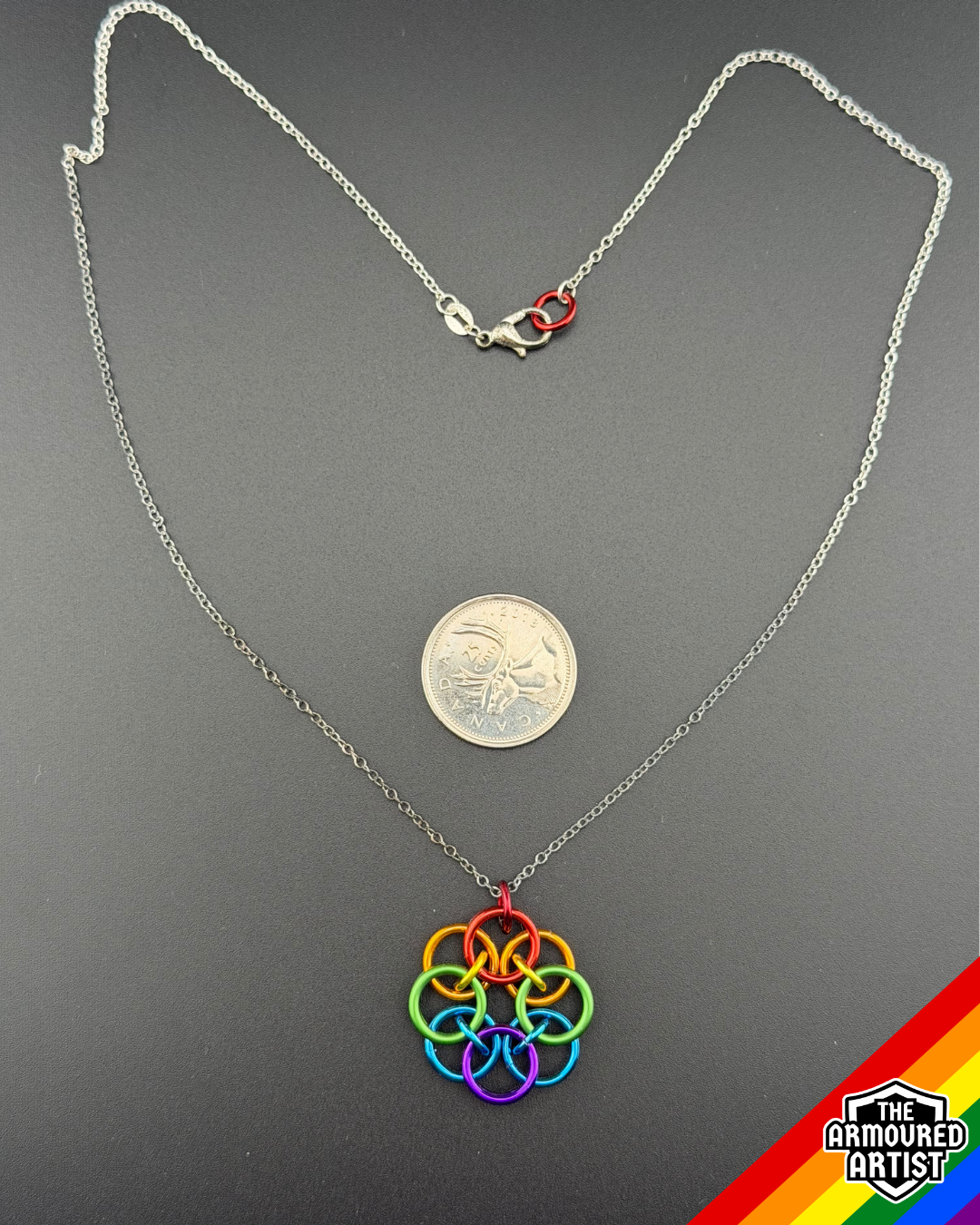 Rainbow (Classic Flag) Helmchain Necklaces