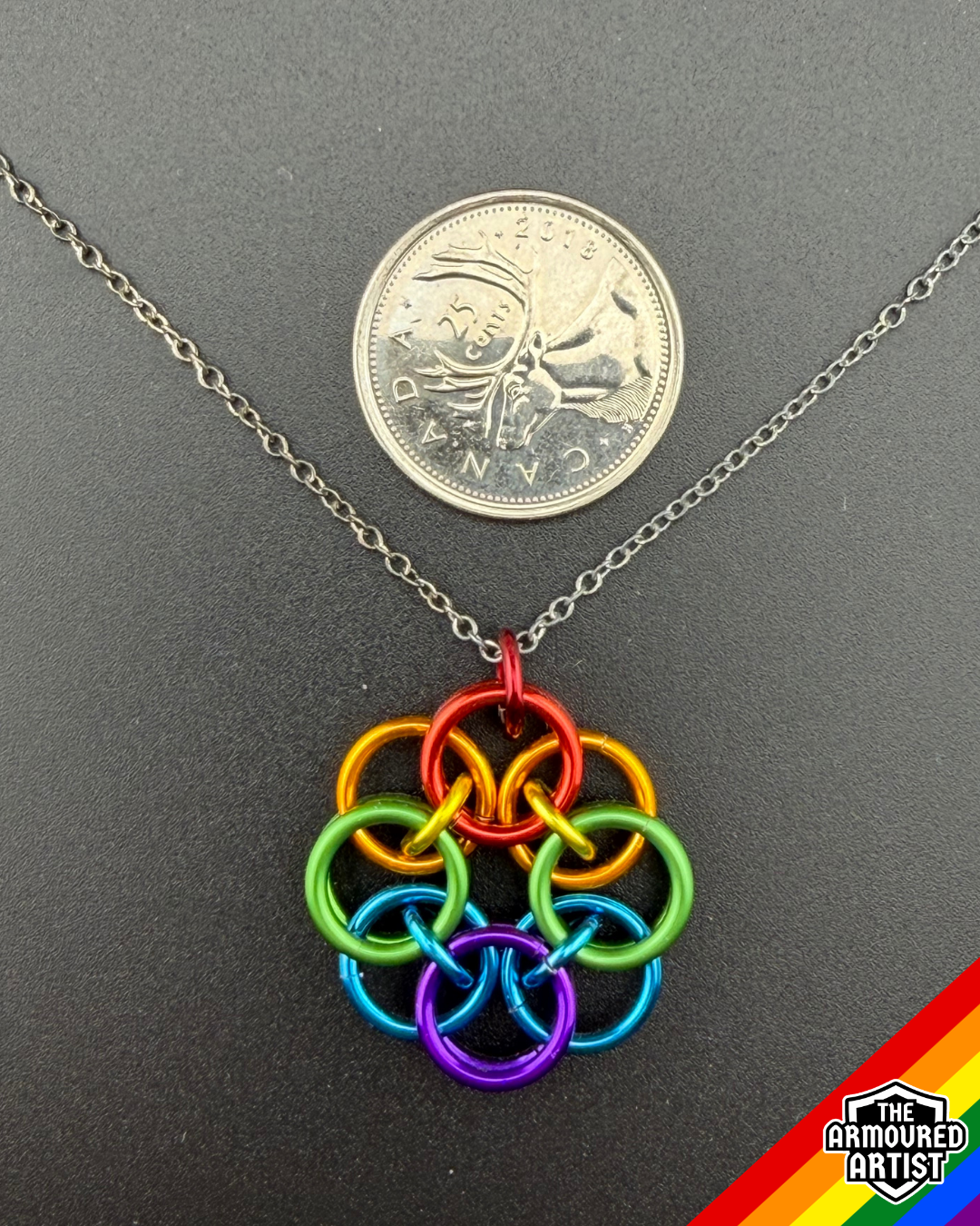 Rainbow (Classic Flag) Helmchain Necklaces