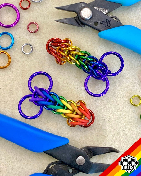 Rainbow (Classic Flag) Pocket Rocket Keychains/Necklaces