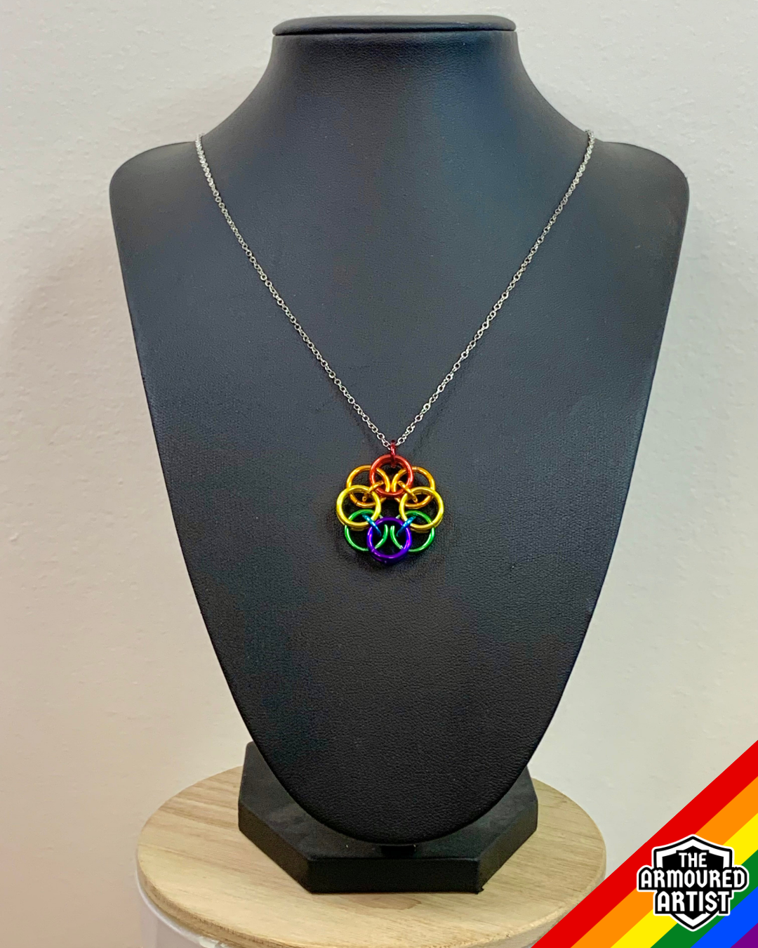 Rainbow (Classic Flag) Helmchain Necklaces