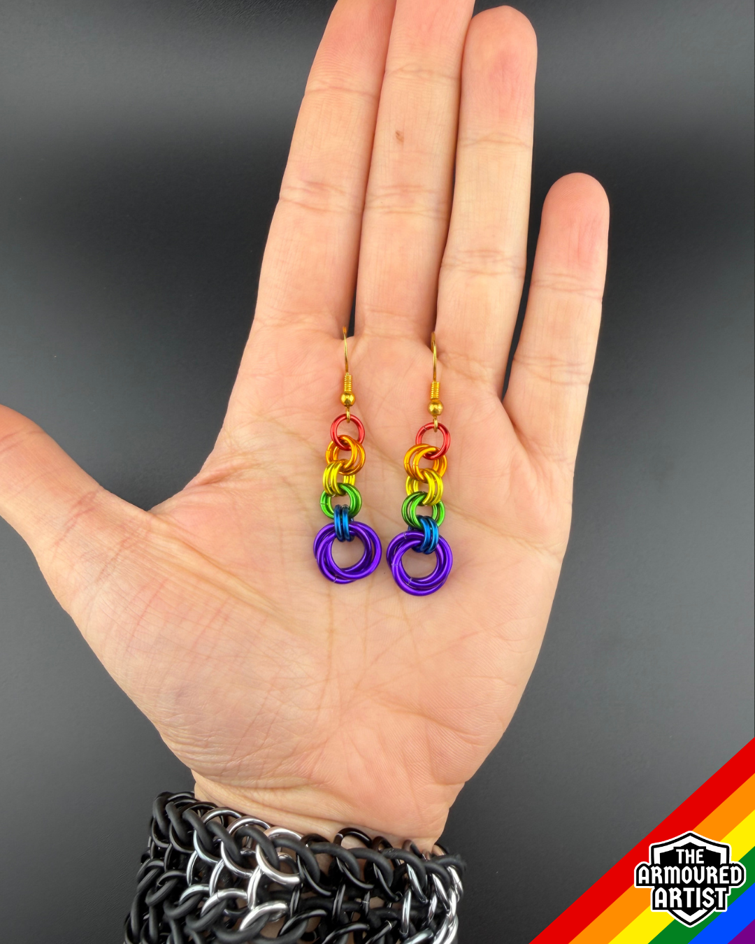 Rainbow (Classic Flag) Dangling Earrings