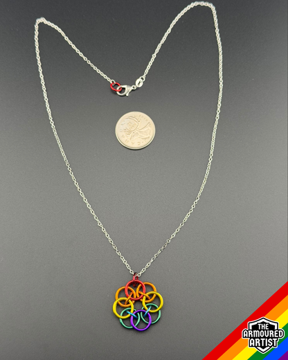 Rainbow (Classic Flag) Helmchain Necklaces