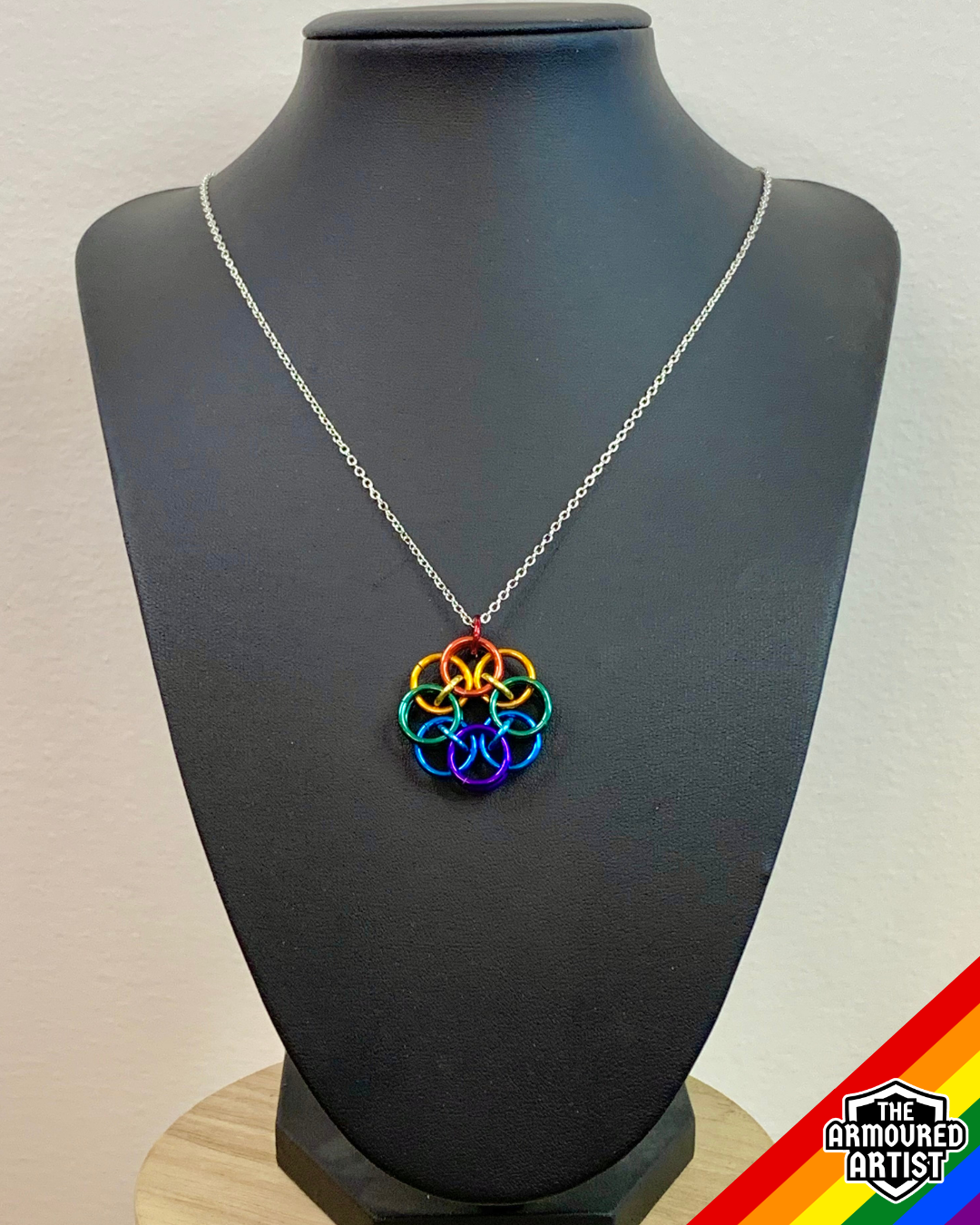 Rainbow (Classic Flag) Helmchain Necklaces