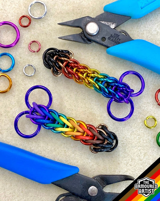 Rainbow (Philadelphia Flag) Pocket Rocket Keychains/Necklaces