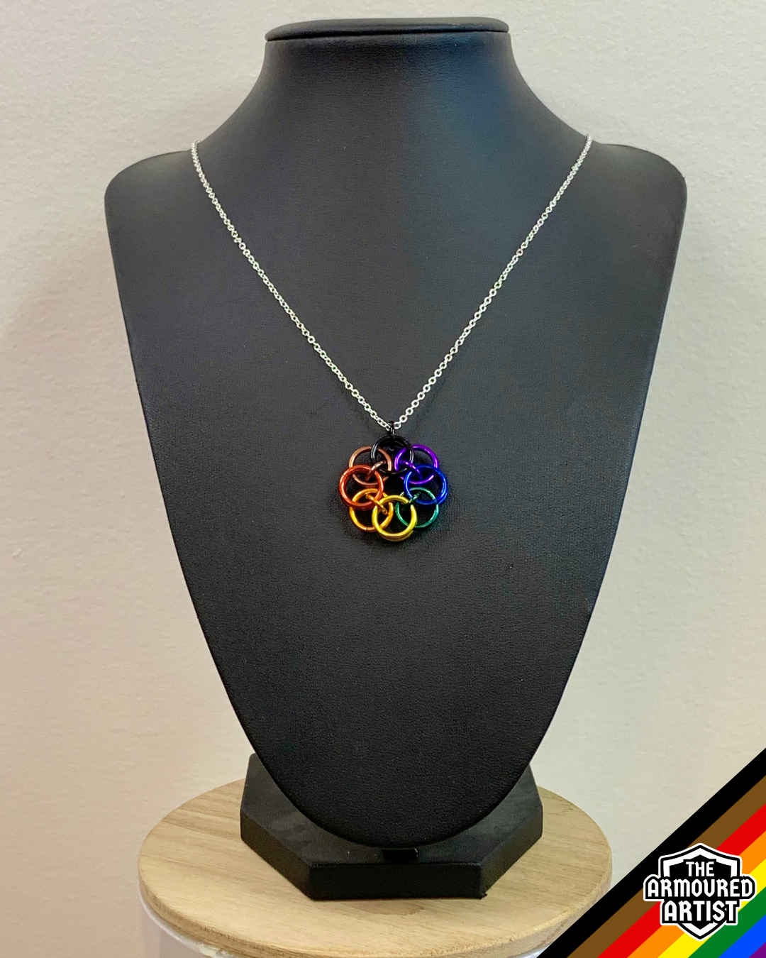 Rainbow (Philadelphia Flag) Helmchain Necklaces