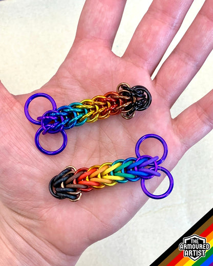Rainbow (Philadelphia Flag) Pocket Rocket Keychains/Necklaces