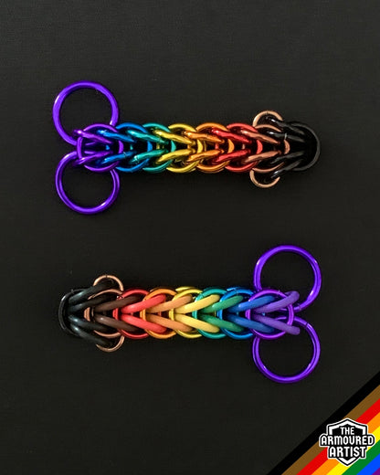 Rainbow (Philadelphia Flag) Pocket Rocket Keychains/Necklaces