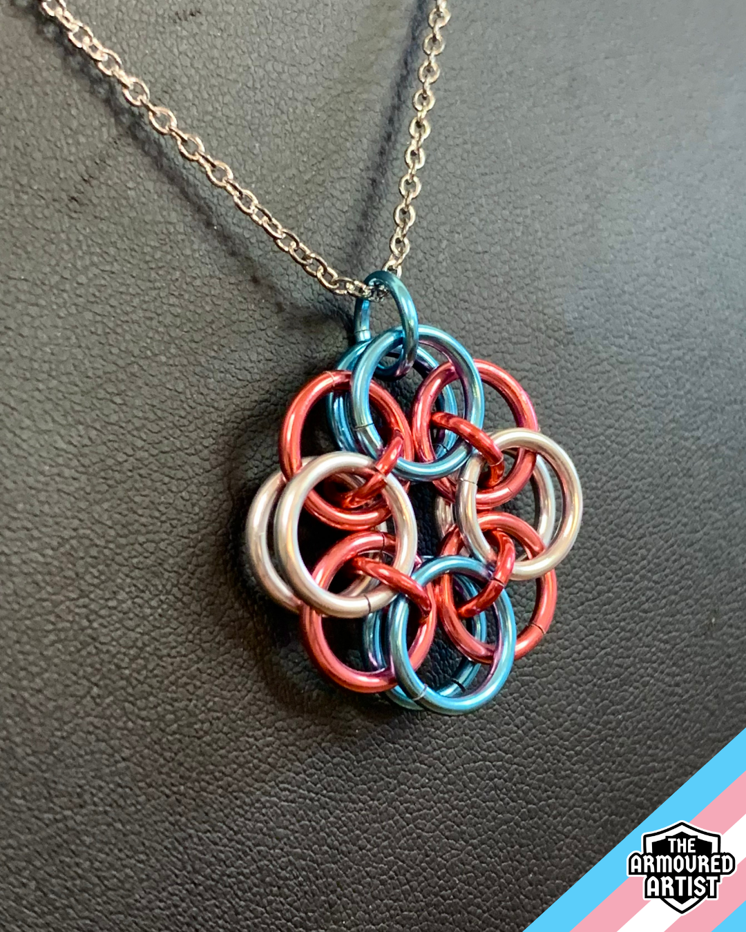 Transgender (Vivid Pink) Helmchain Necklaces