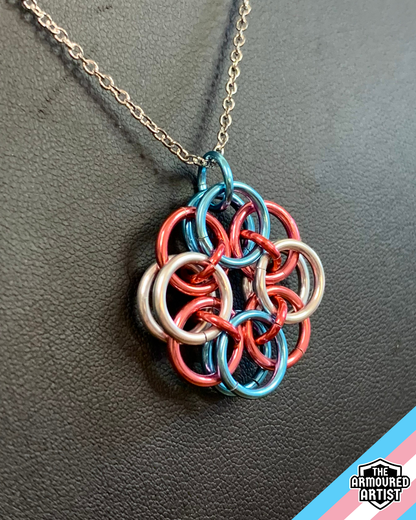 Transgender (Vivid Pink) Helmchain Necklaces