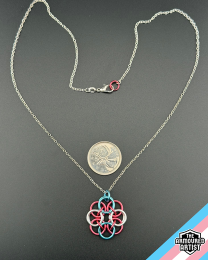 Transgender (Vivid Pink) Helmchain Necklaces