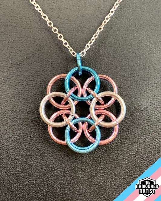 Transgender (Pastel Pink) Helmchain Necklaces