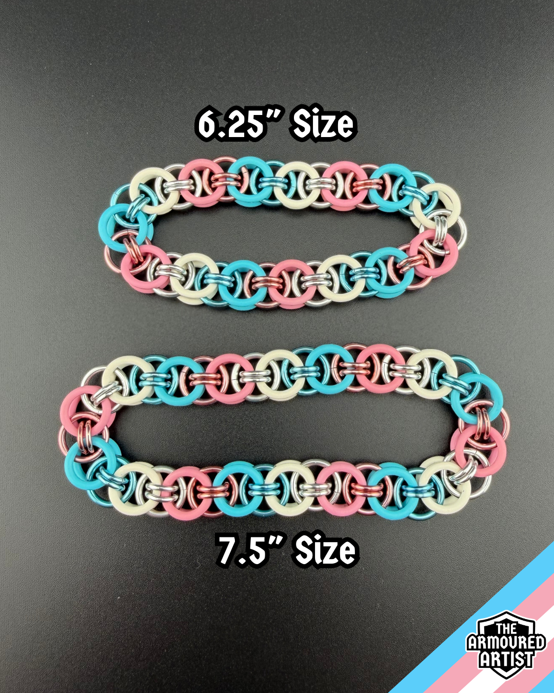 Transgender Stretchy Helmchain Bracelets