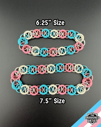 Transgender Stretchy Helmchain Bracelets