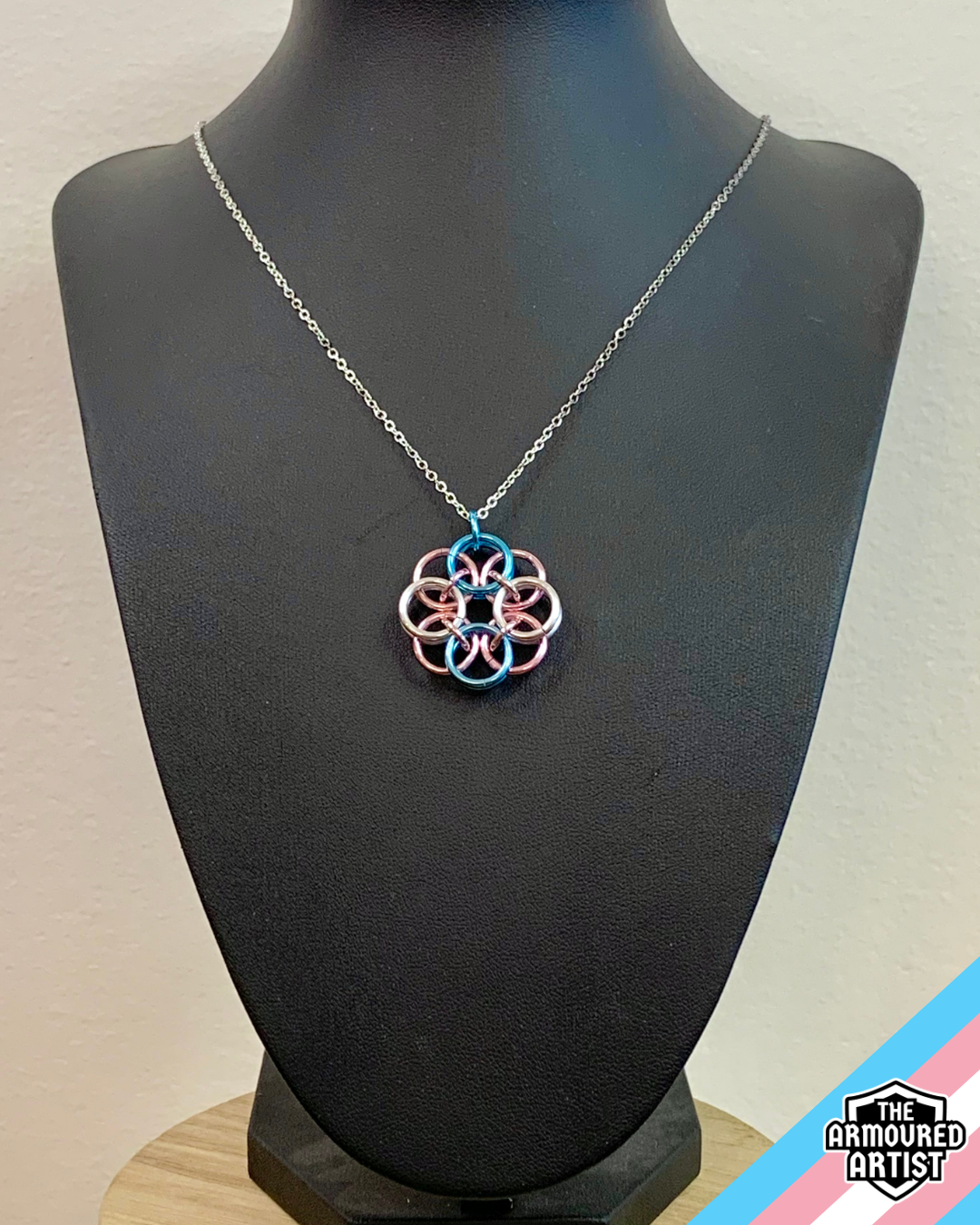 Transgender (Pastel Pink) Helmchain Necklaces