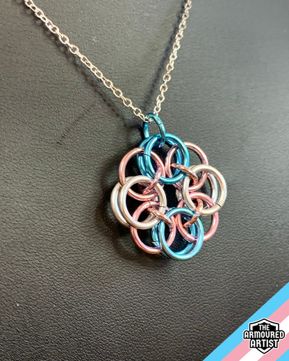 Transgender (Pastel Pink) Helmchain Necklaces
