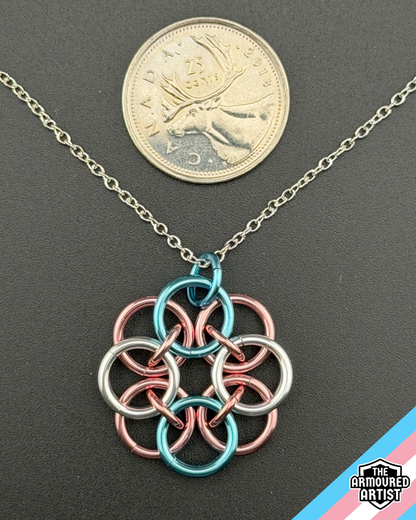Transgender (Pastel Pink) Helmchain Necklaces