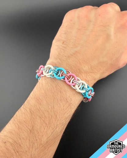Transgender Stretchy Helmchain Bracelets