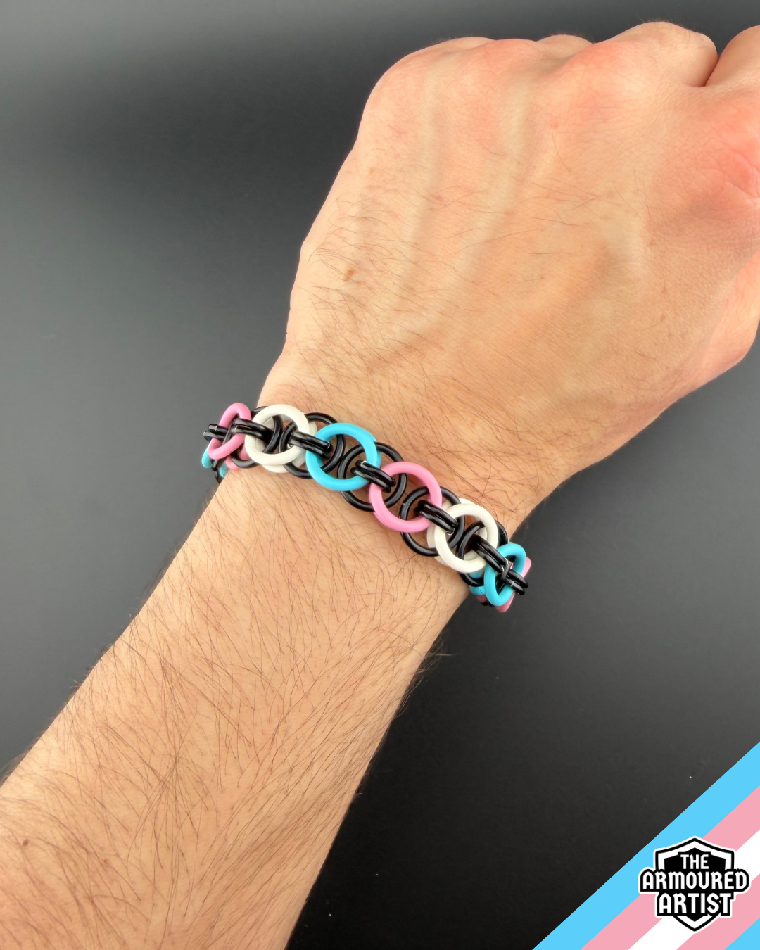 Transgender Stretchy Helmchain Bracelets