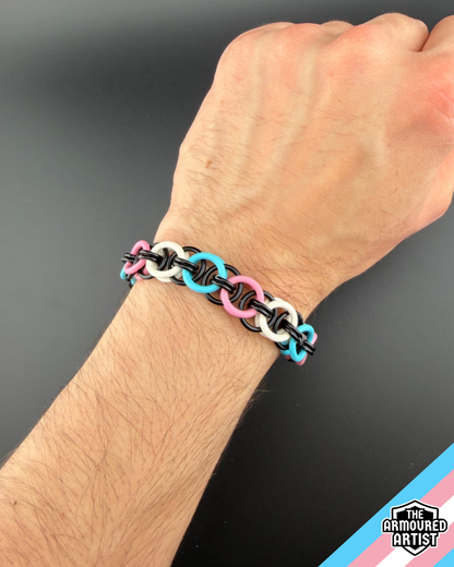 Transgender Stretchy Helmchain Bracelets