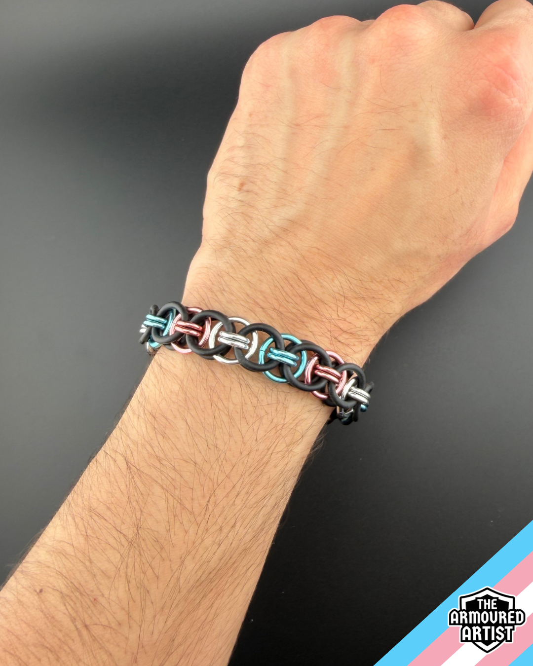 Transgender Stretchy Helmchain Bracelets