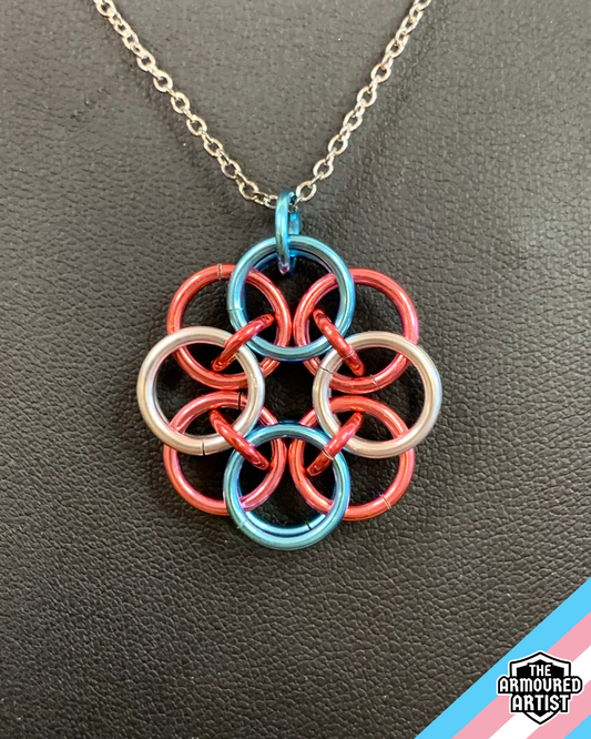 Transgender (Vivid Pink) Helmchain Necklaces