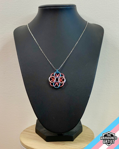 Transgender (Vivid Pink) Helmchain Necklaces
