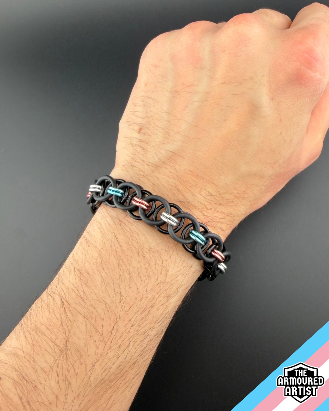 Transgender Stretchy Helmchain Bracelets