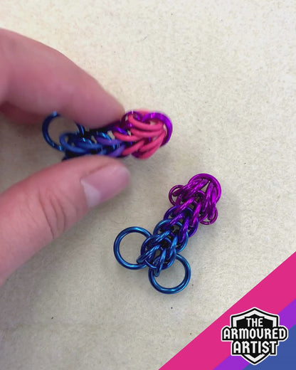 Bisexual Pocket Rocket Keychains/Necklaces