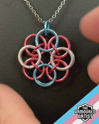 Transgender (Vivid Pink) Helmchain Necklaces
