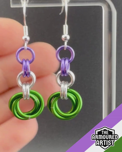 Genderqueer Dangling Earrings