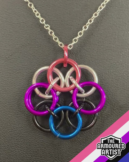 Genderfluid Helmchain Necklaces